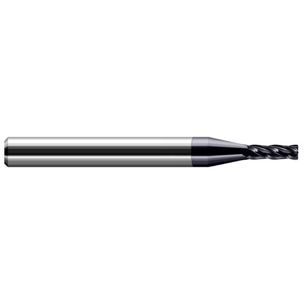 Miniature End Mill-4 Flute-Corner Radius 0.2187